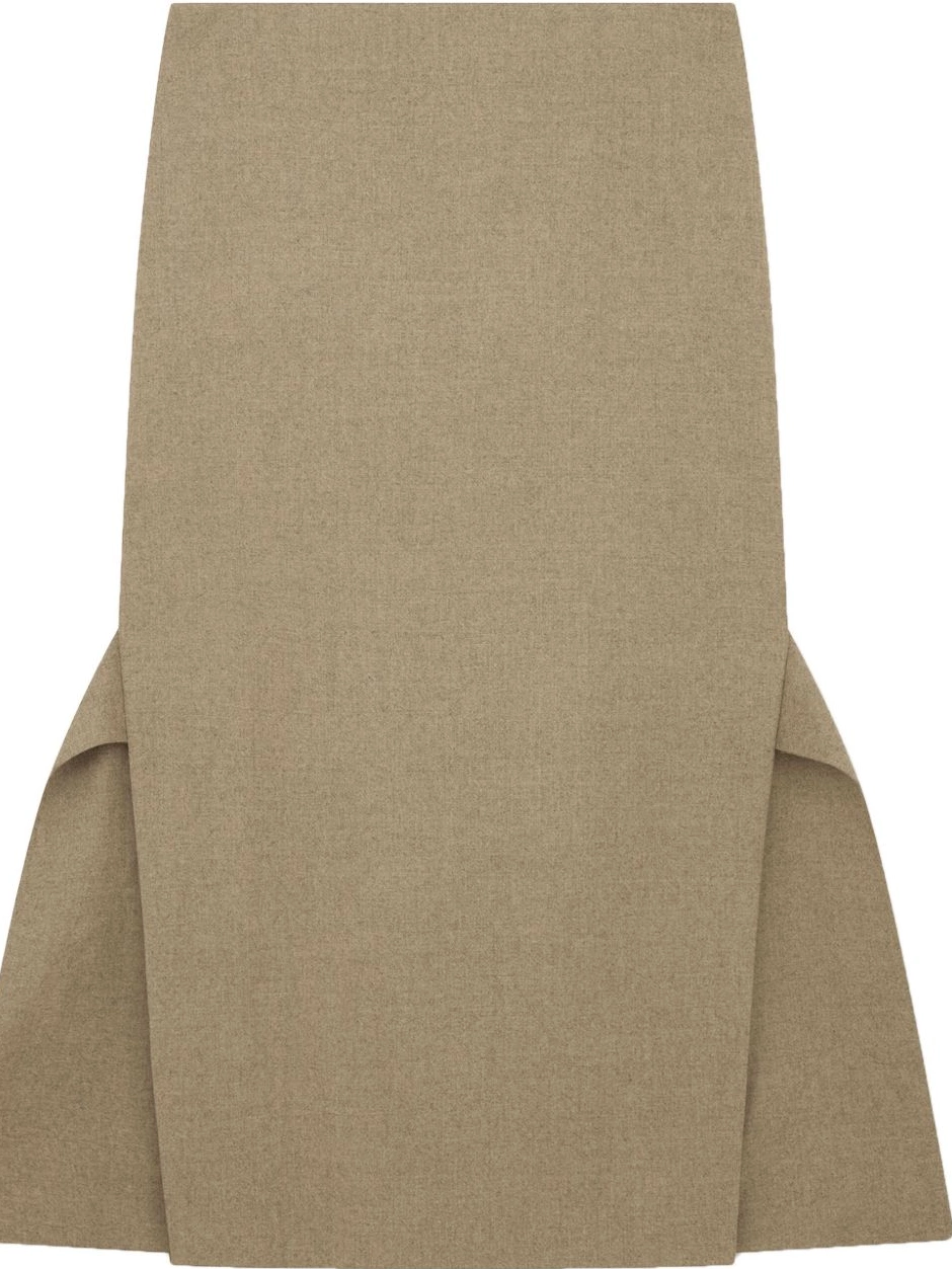 Affordable Women side-panel wool skirt McCartney Stella midi 0817